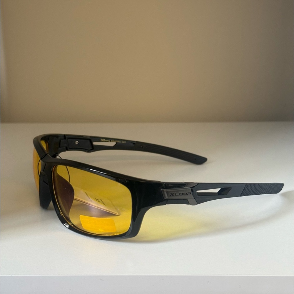 Black and Yellow Sunglasses